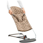 BabyBjorn Fabric Seat for Bouncer Bliss - Beige / Leopard, Cotton